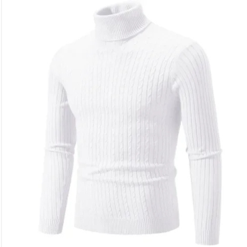 Variant image for Herrenpullover Schwarz Größe M Viskose Slim Fit Rollkragen-26