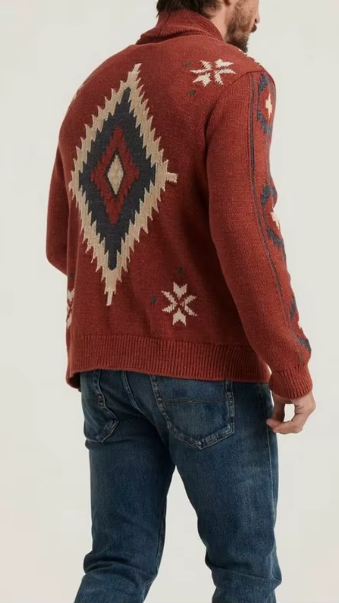 Wren - Strickjacke mit Ethno-Muster