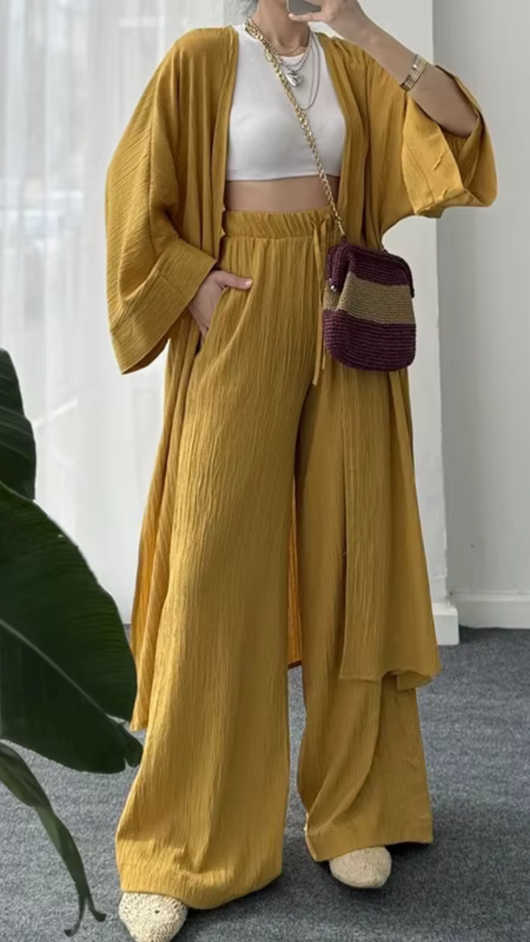 Makenna - Legerer Kimonoanzug