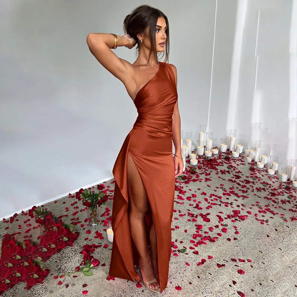 Imra - elegantes Abendkleid mit Schlitz