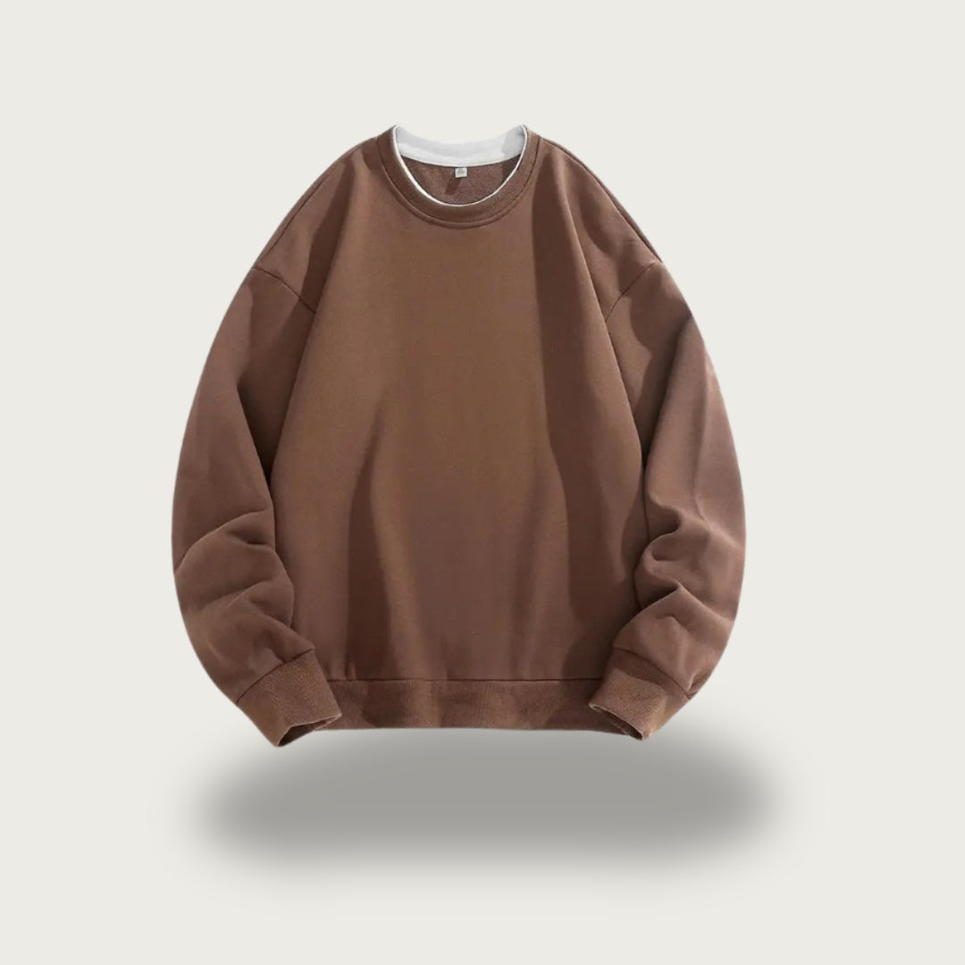 Variant image for Männer Pullover Grau Größe M Polyester Mélange-Design-1