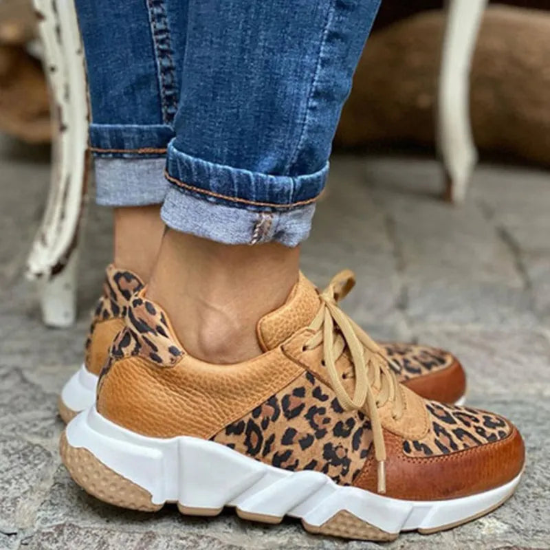 Lisa | Damen Sportschuhe mit Leopardenmuster – Bequeme Sneakers für Jeden Anlass-5