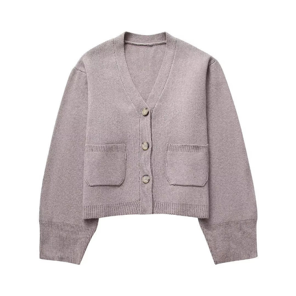 Ecaeris - Klassisch & bequemStrickjacke für Damen mit Knöpfen