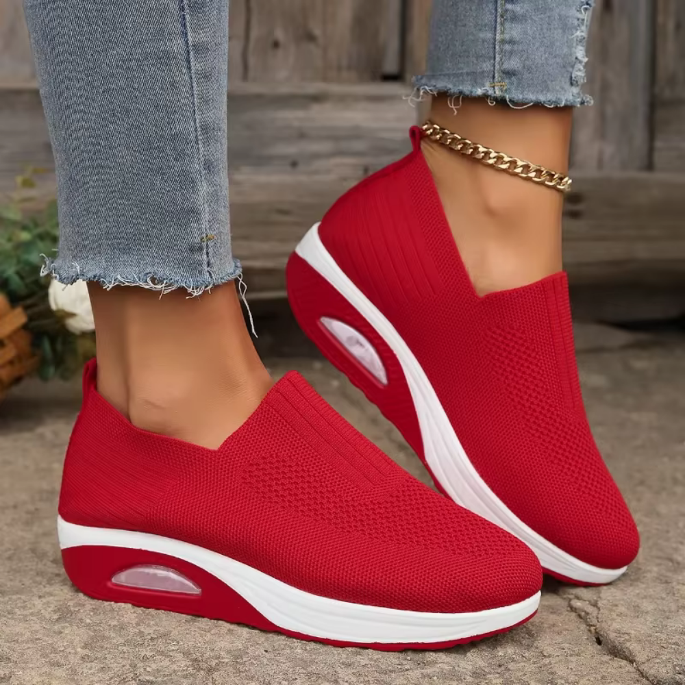 SOFLEA – Der bequemschuh mit keilabsatz für damen