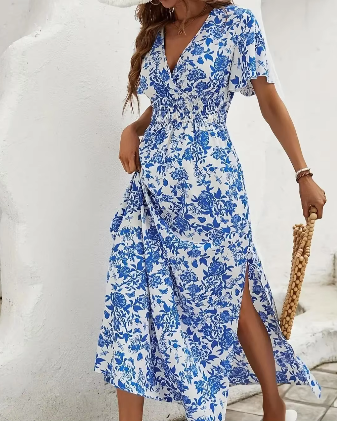 Vileta - Chic und Lässiges Blumenmustern Kleid für Sonnige Tage