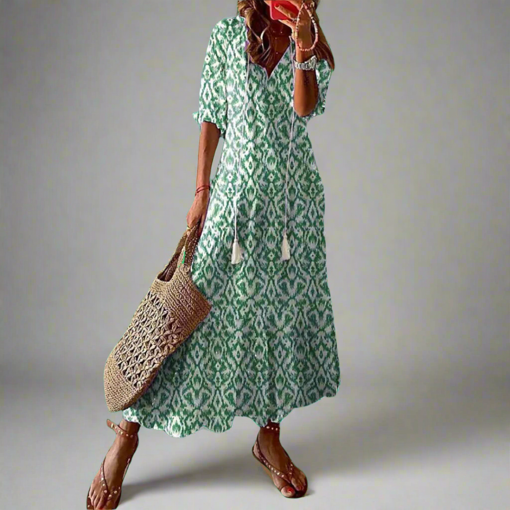 Variant image for Clara | Figurfreundliches Damenkleid aus Premiumstoff – Festliches Kleid für Hochzeitsgast und besondere Anlässe-7