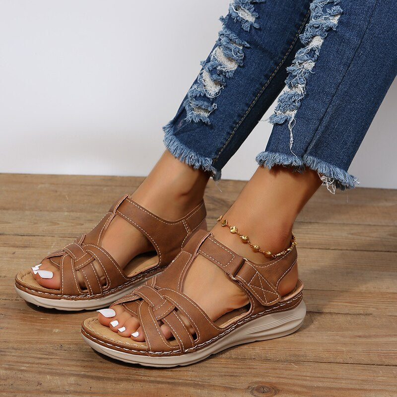 Orion Orthopädische Wandersandalen Damen | Bequeme All-Saison Sandalen für Wanderungen und Freizeit-6