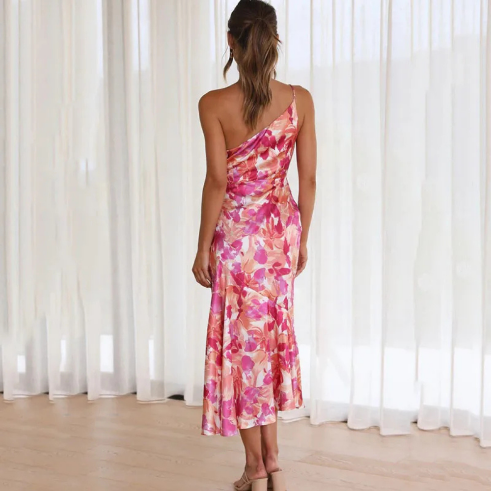 Emary - Elegantes Kleid mit einer Schulter