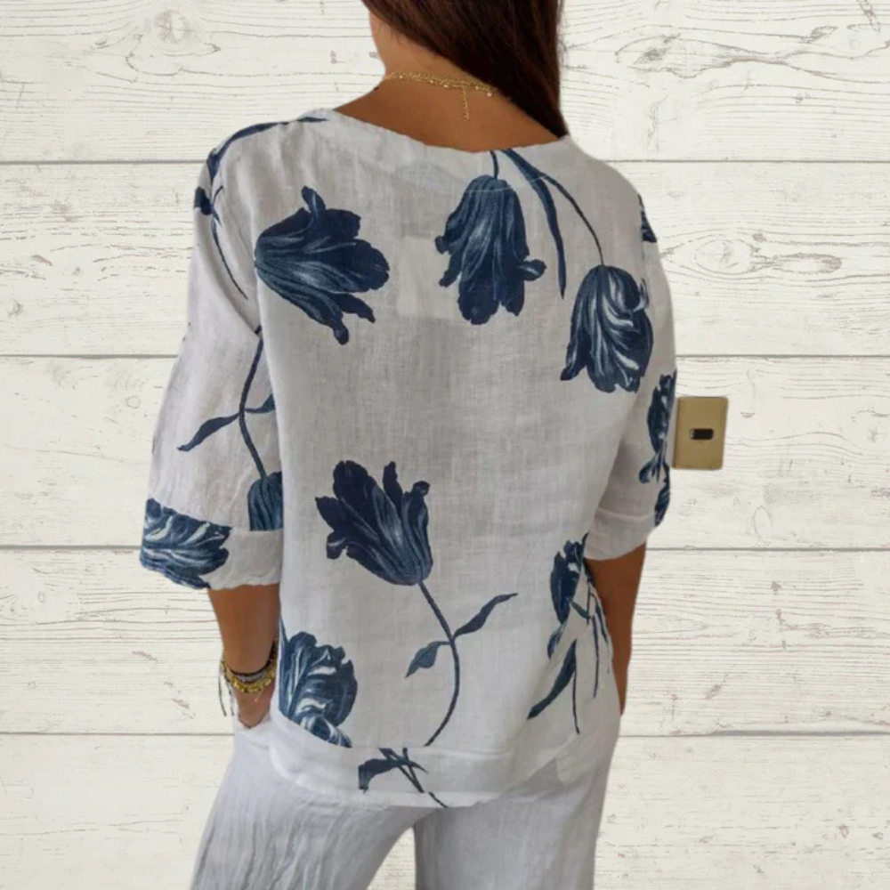 Odylle - Bluse mit Blumendruck