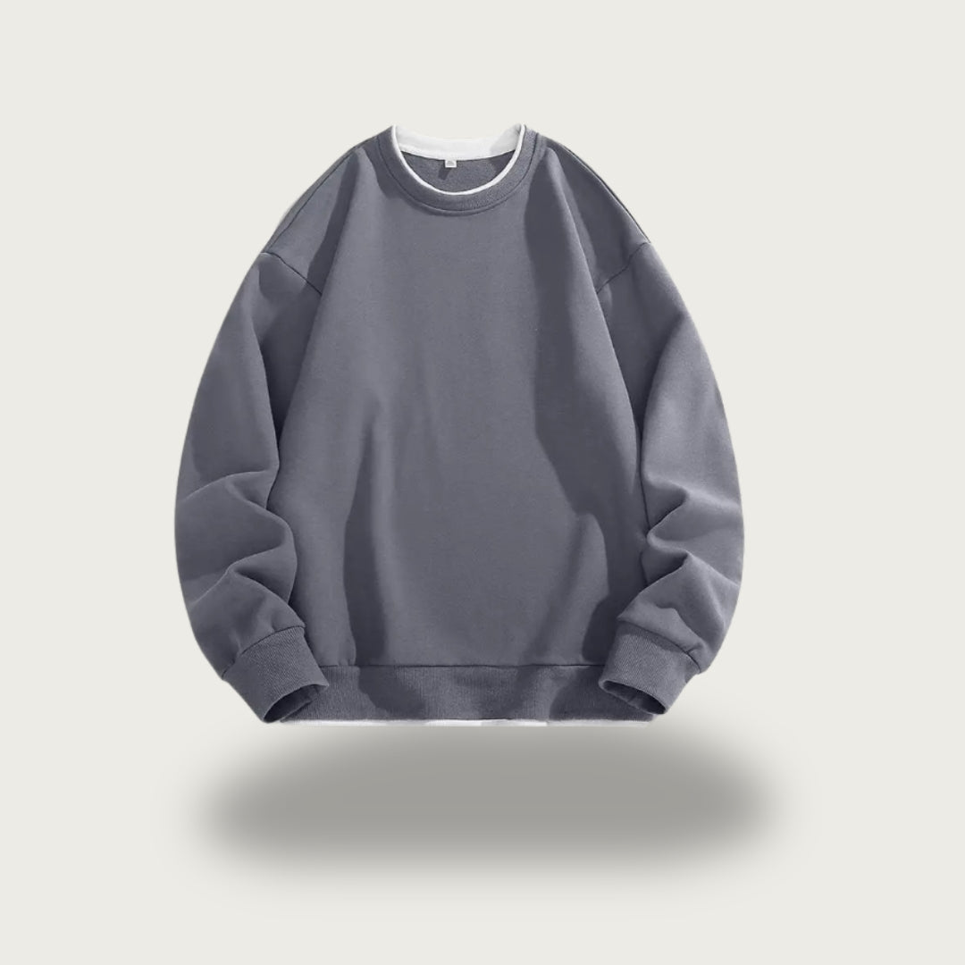 Variant image for Männer Pullover Grau Größe M Polyester Mélange-Design-19