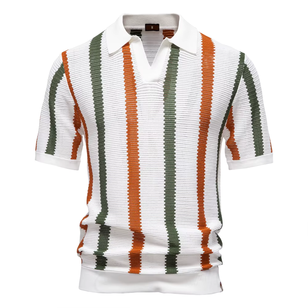 KENZO – Das gerippte premium-polo für stilvolle männer