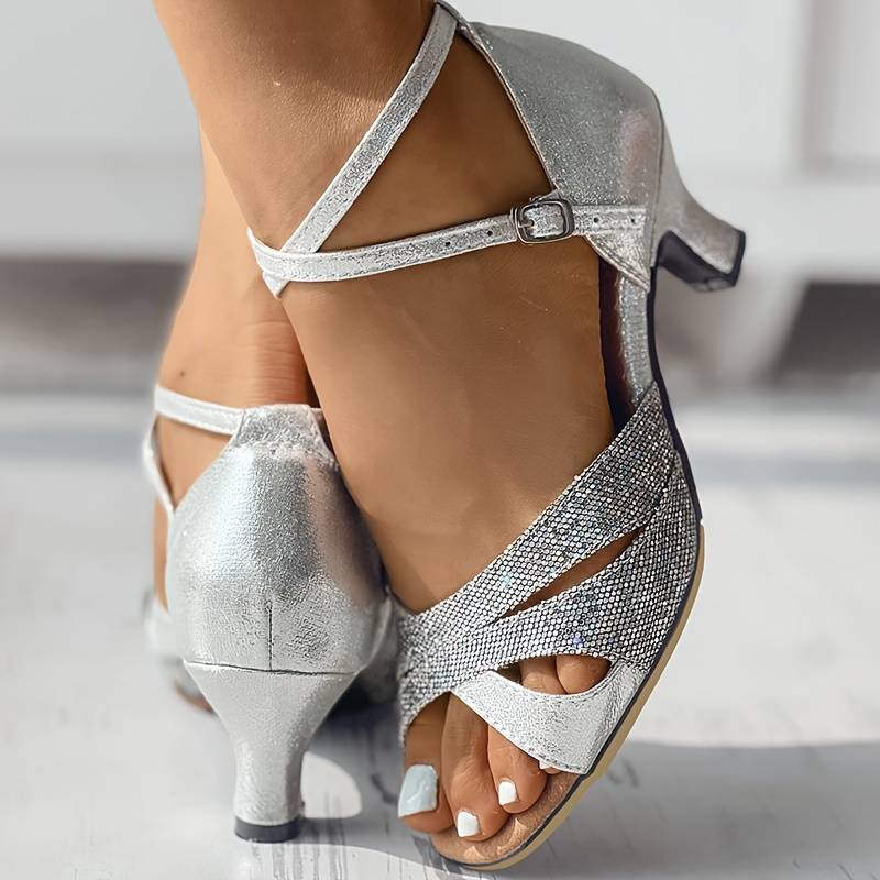 Sophie | Elegante Pailletten-Sandalen Damen für Festliche Anlässe | Glamouröse Sommerschuhe-4