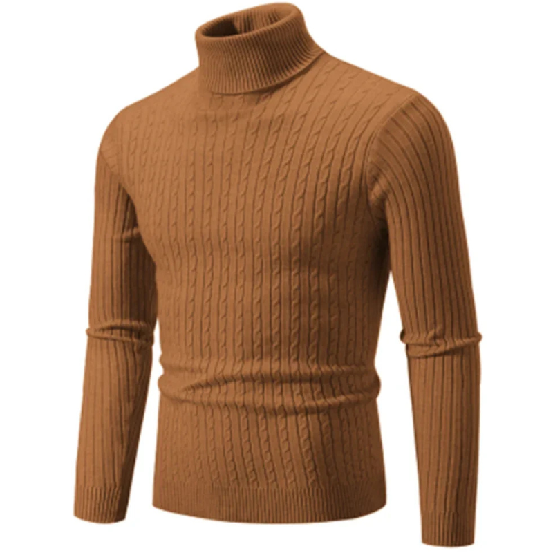 Variant image for Herrenpullover Schwarz Größe M Viskose Slim Fit Rollkragen-16