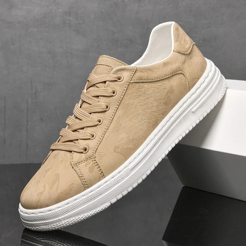 Max Herren Sneaker Belmont – Eleganter Klassischer Schuh Aus 100% Kuhläppchen-Leder, Bequem Für Alltag Und Freizeit-3