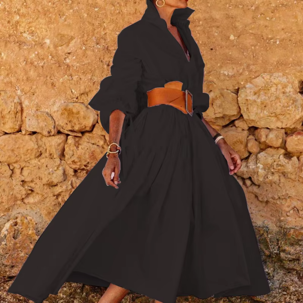 Grace - Ausgestelltes Hemdblusenkleid mit Gürtel