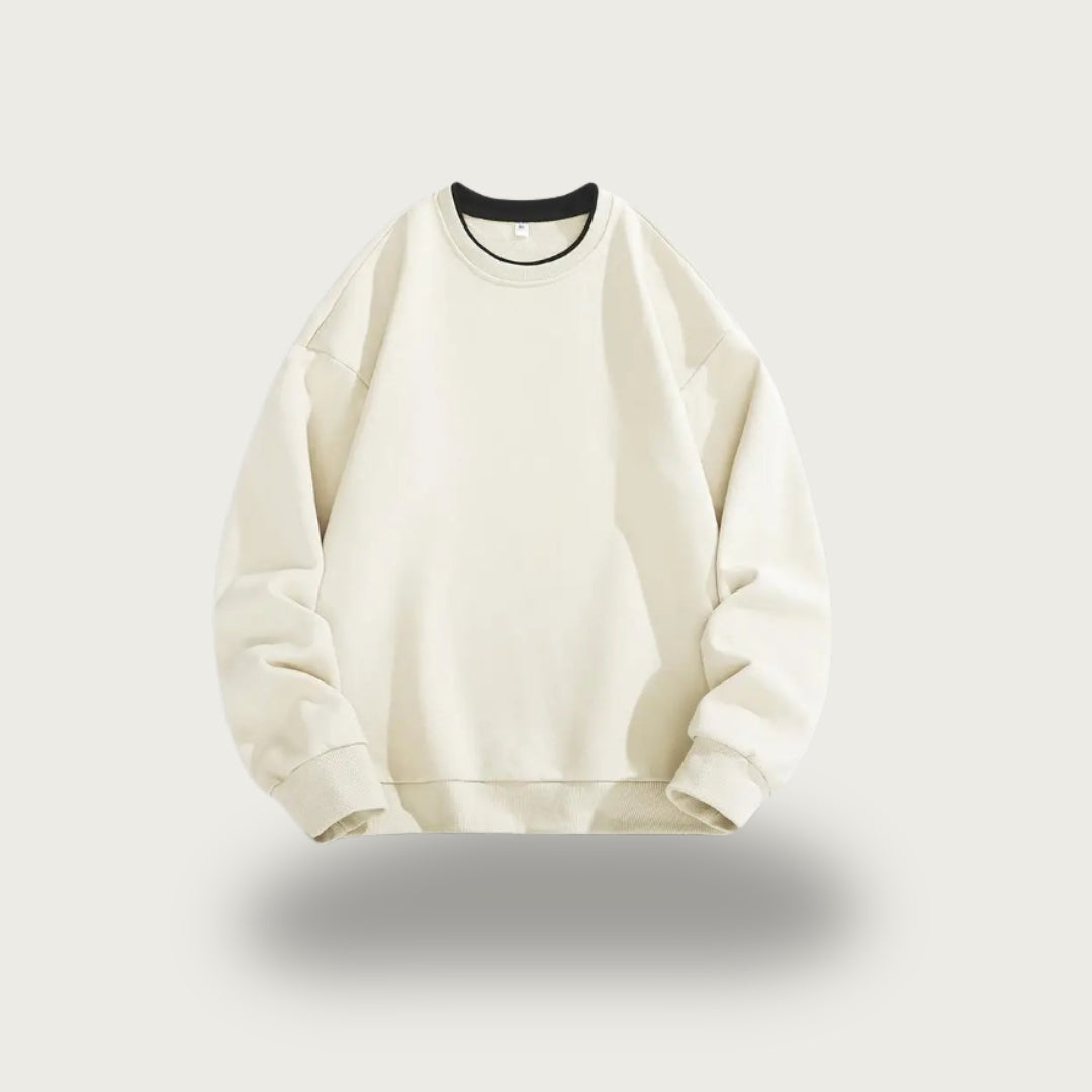 Männer Pullover Grau Größe M Polyester Mélange-Design-4