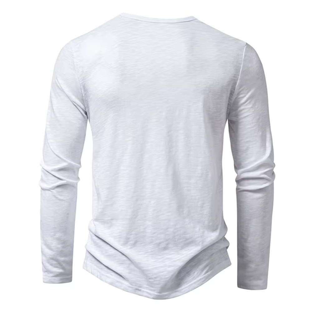 CALLUM – Das moderne henley-langarmshirt für stilsichere männer