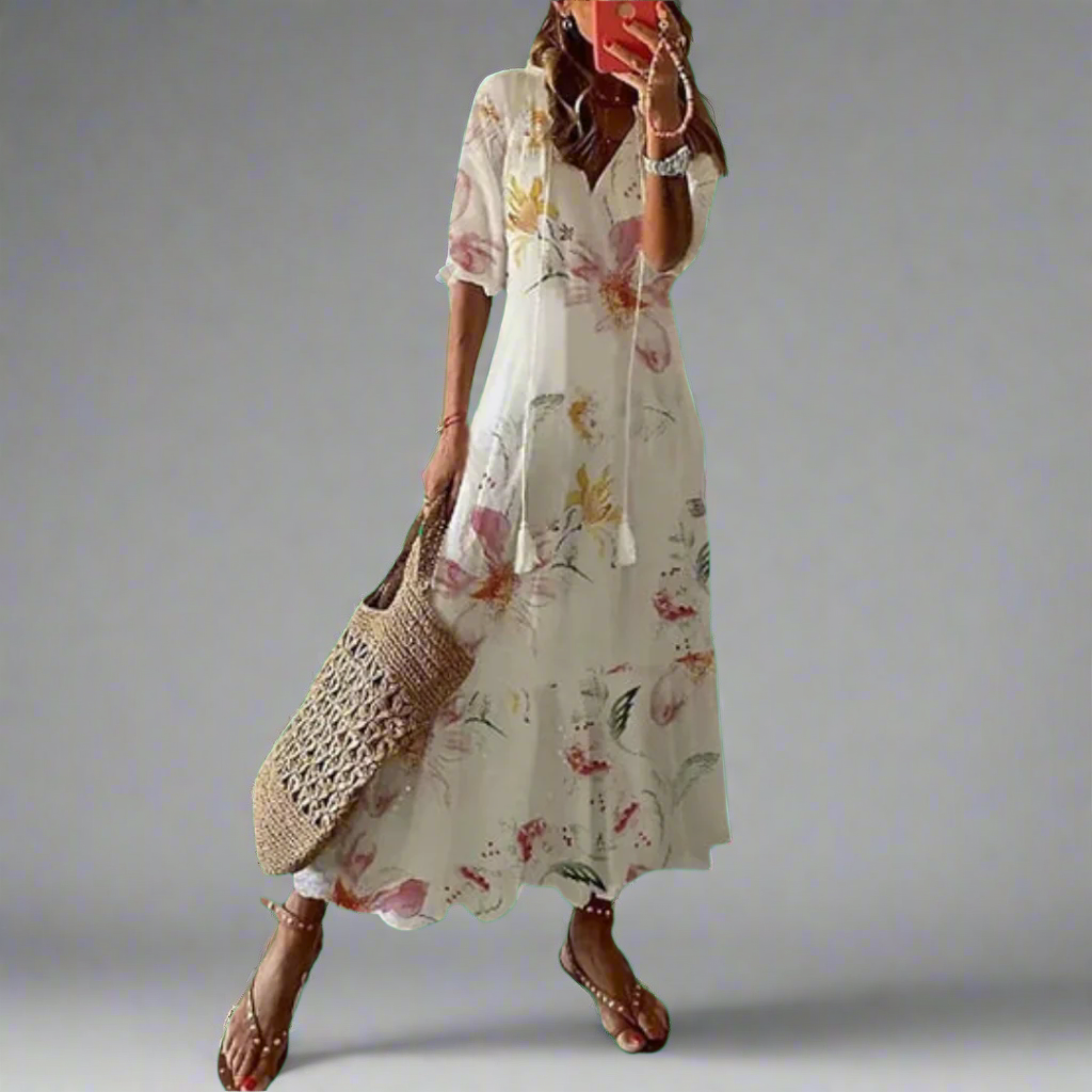 Variant image for Clara | Figurfreundliches Damenkleid aus Premiumstoff – Festliches Kleid für Hochzeitsgast und besondere Anlässe-31