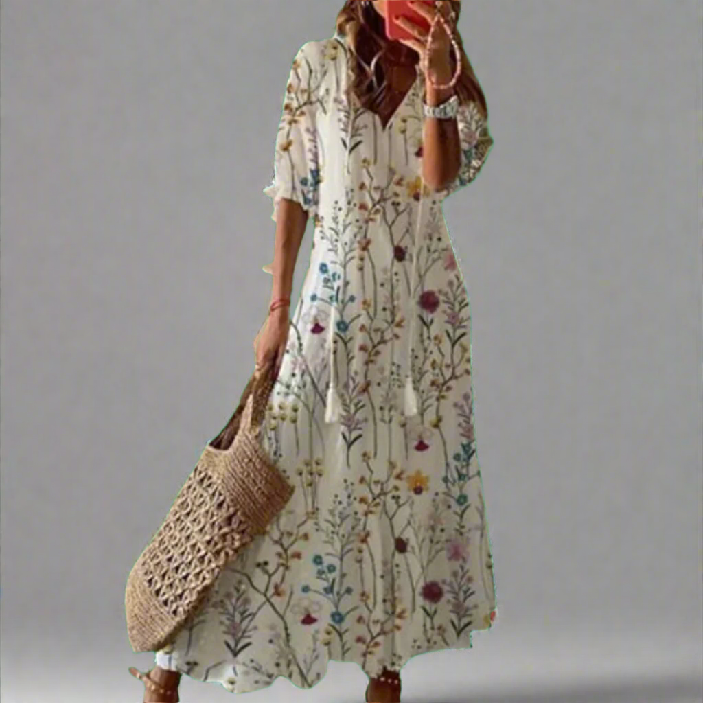 Variant image for Clara | Figurfreundliches Damenkleid aus Premiumstoff – Festliches Kleid für Hochzeitsgast und besondere Anlässe-40