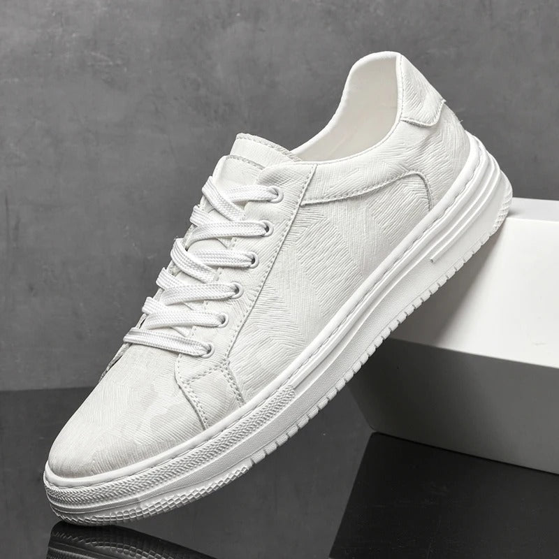 Max Herren Sneaker Belmont – Eleganter Klassischer Schuh Aus 100% Kuhläppchen-Leder, Bequem Für Alltag Und Freizeit-5