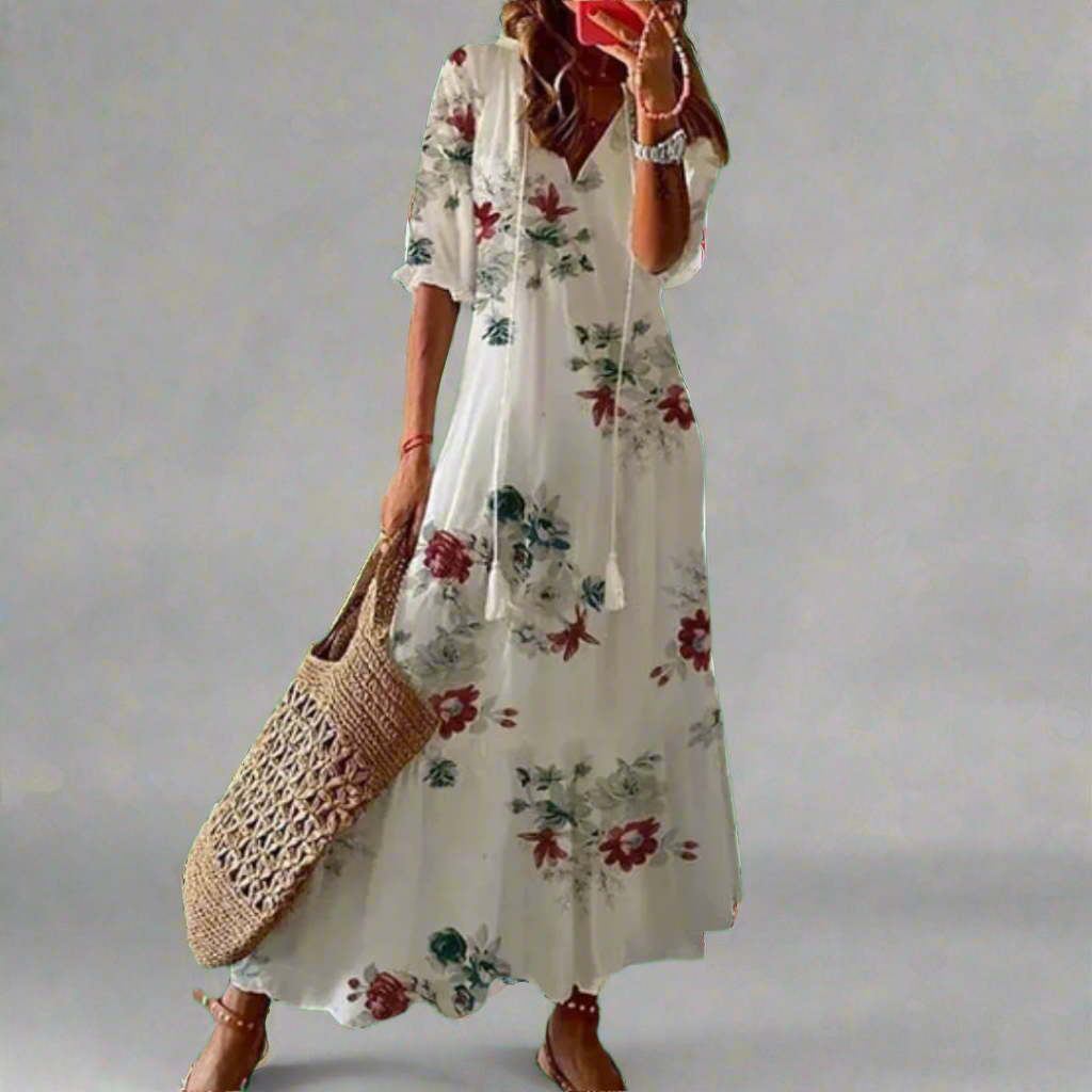 Variant image for Clara | Figurfreundliches Damenkleid aus Premiumstoff – Festliches Kleid für Hochzeitsgast und besondere Anlässe-43