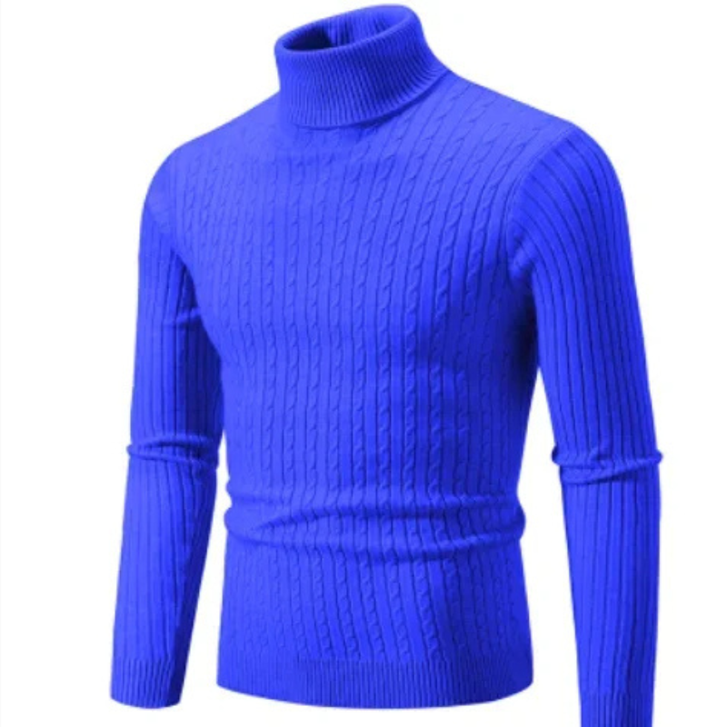 Variant image for Herrenpullover Schwarz Größe M Viskose Slim Fit Rollkragen-31