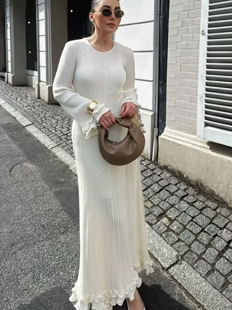 ALVINA – Die luftige volant-kleid für sommerliche auftritte
