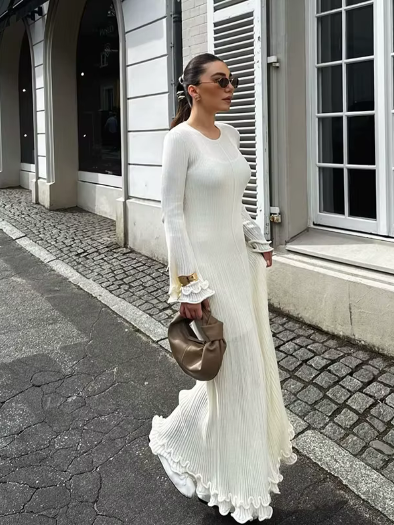 ALVINA – Die luftige volant-kleid für sommerliche auftritte