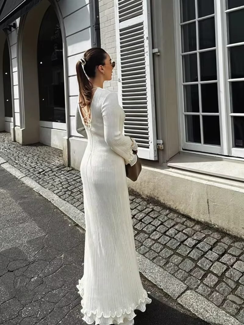 ALVINA – Die luftige volant-kleid für sommerliche auftritte
