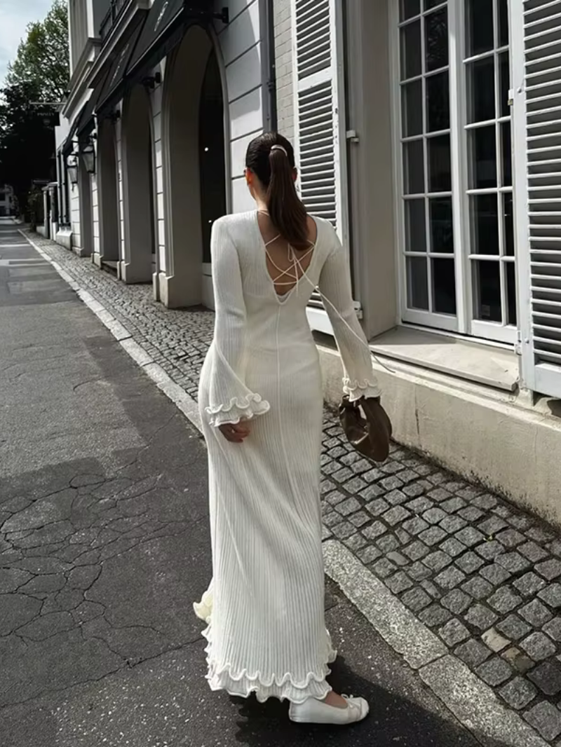ALVINA – Die luftige volant-kleid für sommerliche auftritte