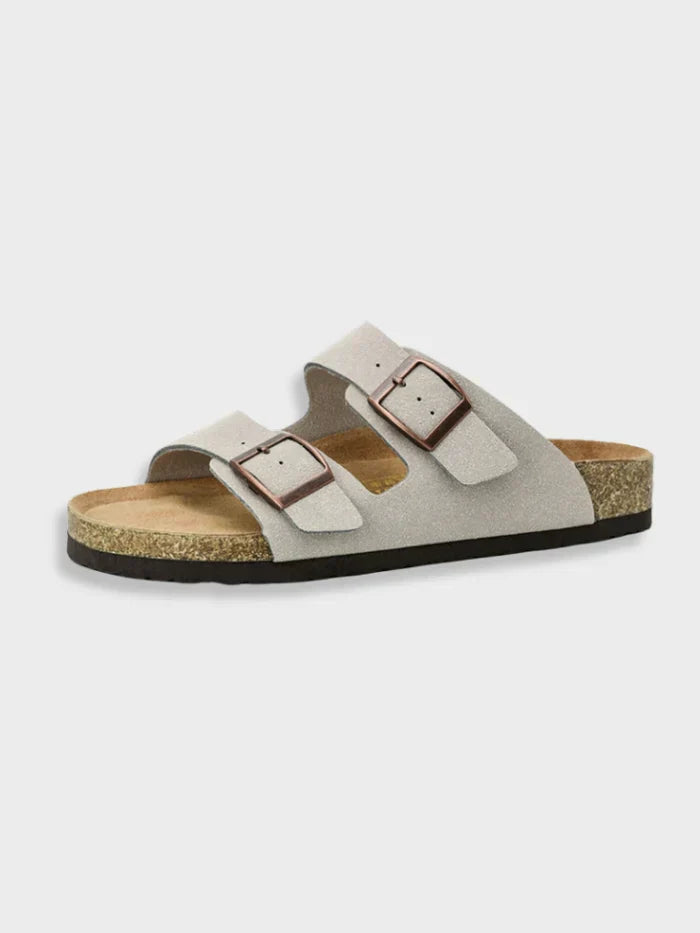 Anna's Bequeme Zwei-Riemen-Ledersandalen Damen – Stilvolle Sommerschuhe für Jeden Anlass-4