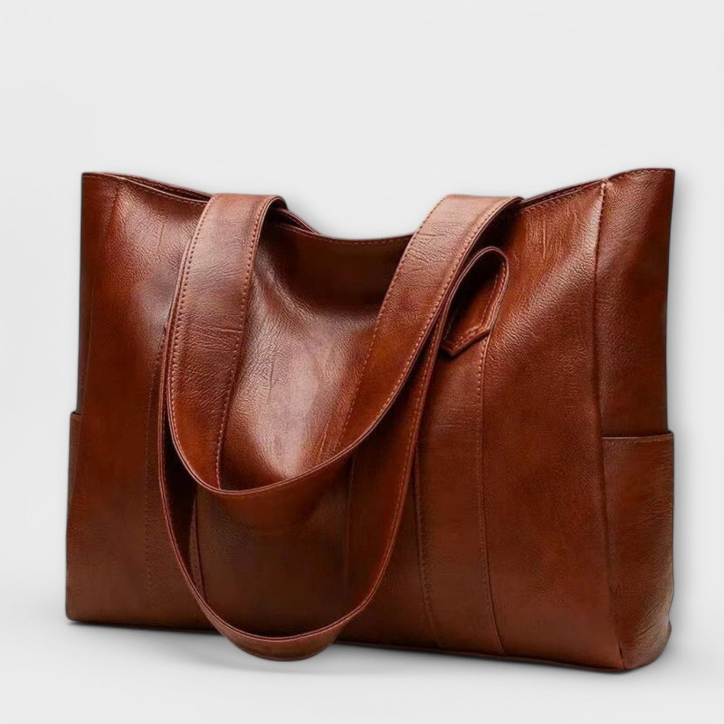 Léora - Vintage Ledertasche Damen aus Hochwertigem Leder – Klassischer Stil für Alltag und Besondere Anlässe-2