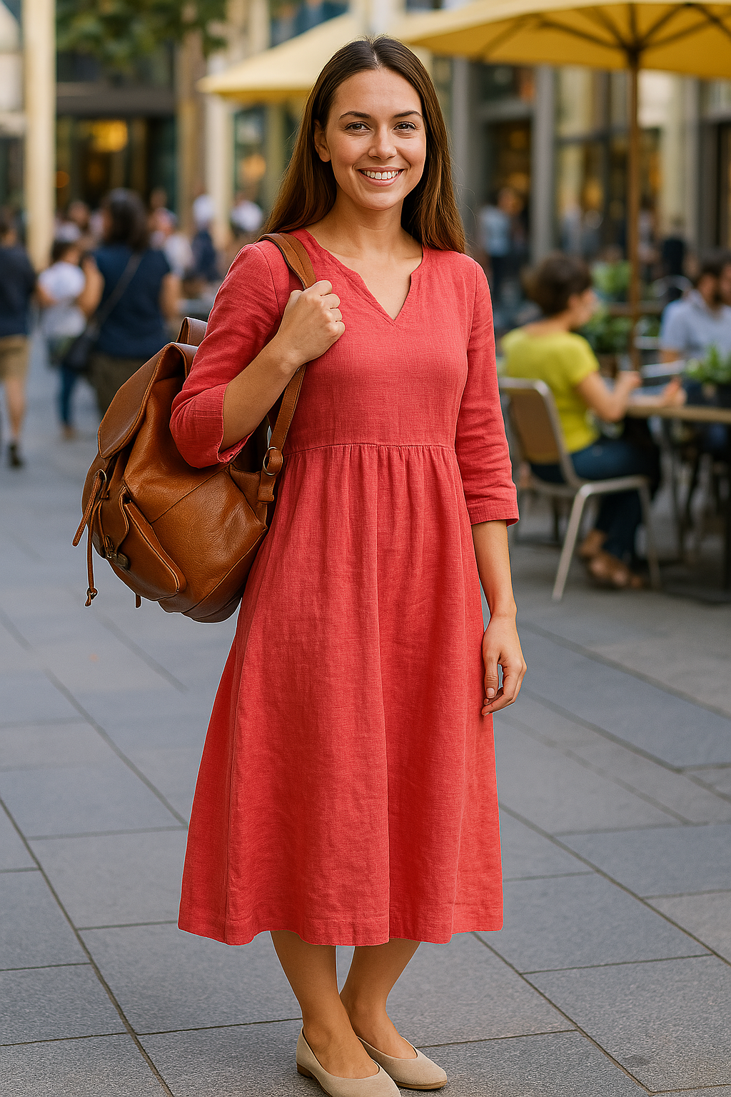 YMA - Super stylisches Kleid für den Frühling