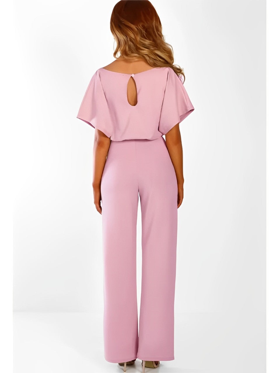 Rowena - Eleganter Damen Jumpsuit Sommer Mit Hoher Taille Für Festliche Anlässe-3