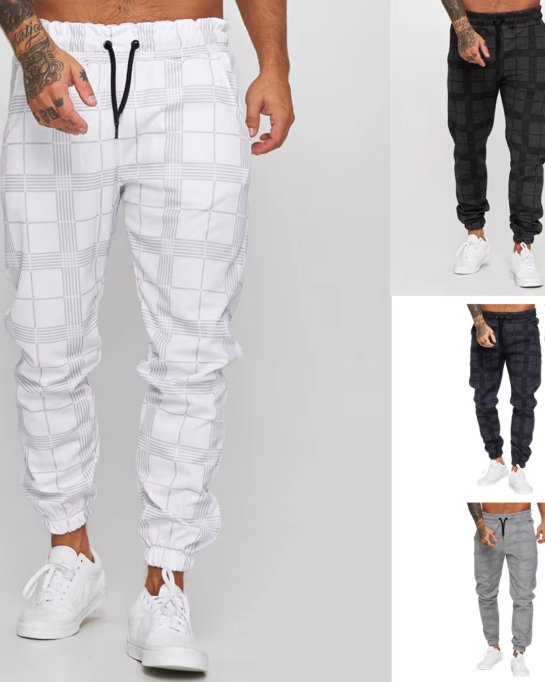 Roman - Eleganz und Komfort: Lässige Karohose für Aktive Tage
