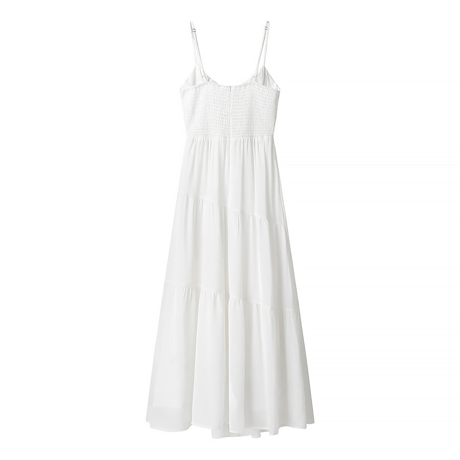 Lena Langes Rückenfreies Damen Kleid – Elegantes Sommerkleid mit Spaghetti-Trägern für Freizeit und Gartenpartys-3