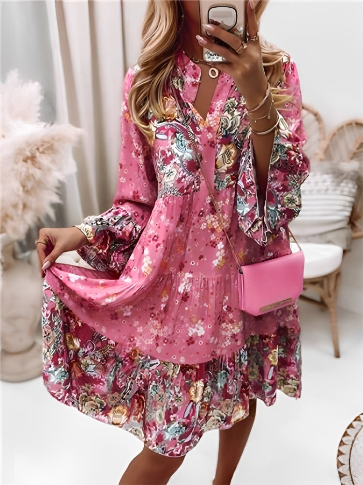 Anna | Florales Oversize Kleid für Damen - Elegante Sommerkleider mit Blumenmuster-2