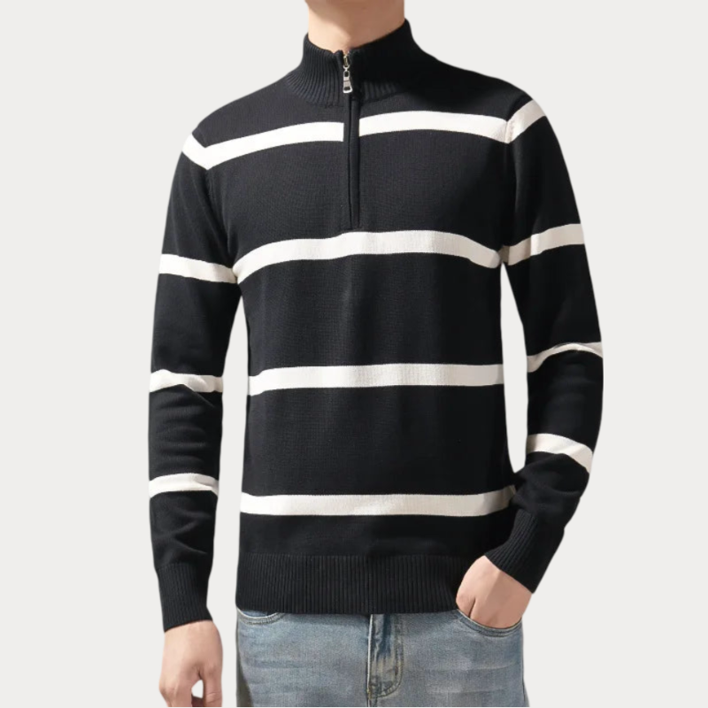 Variant image for Herrenpullover Weiß Größe M Baumwolle Rollkragen Klassisch-11