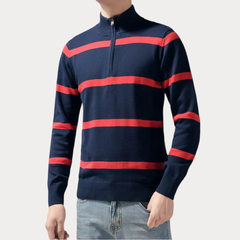 Variant image for Herrenpullover Weiß Größe M Baumwolle Rollkragen Klassisch-16