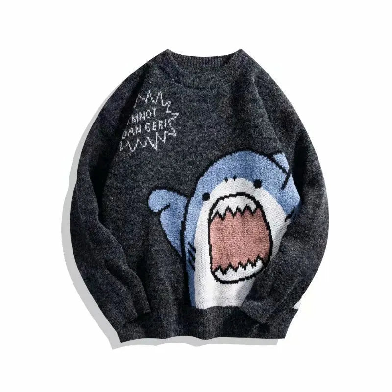Herrenpullover Grau Größe M Baumwollmischung Grafisches Design Entspannte Passform-1