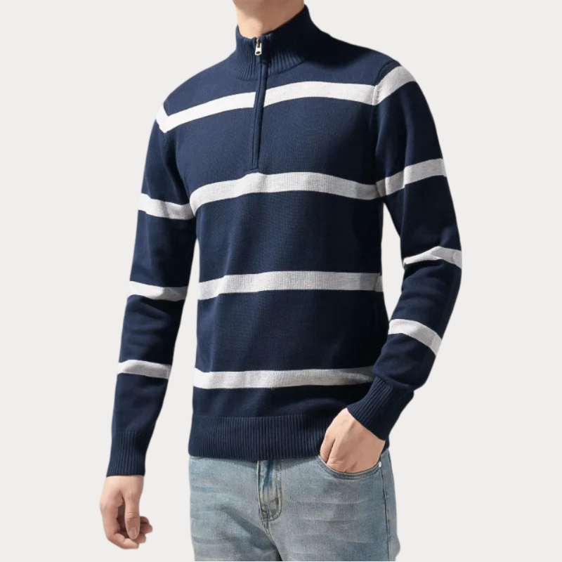 Variant image for Herrenpullover Weiß Größe M Baumwolle Rollkragen Klassisch-21
