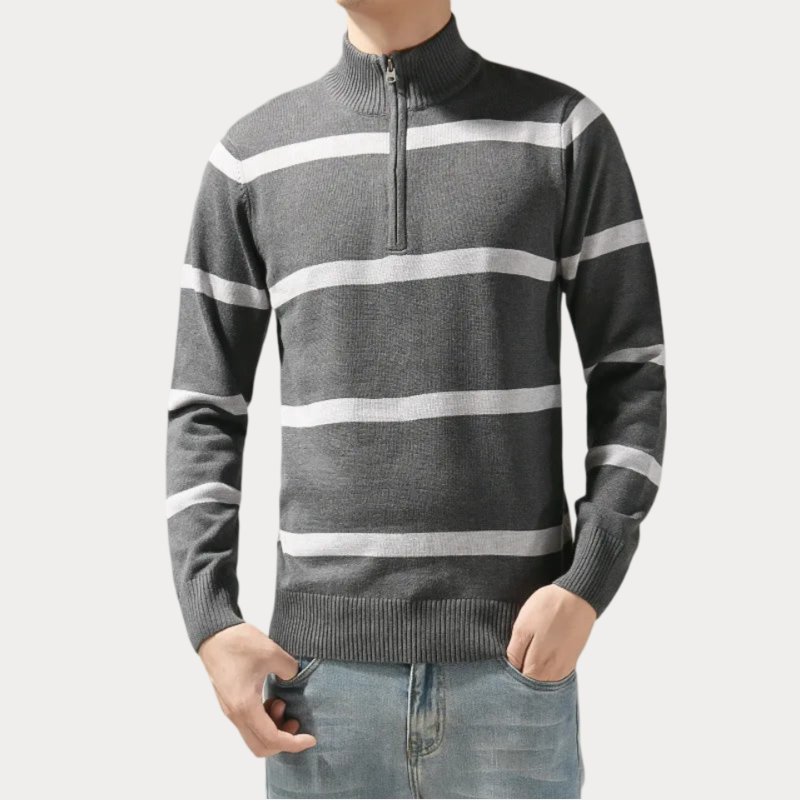 Variant image for Herrenpullover Weiß Größe M Baumwolle Rollkragen Klassisch-26