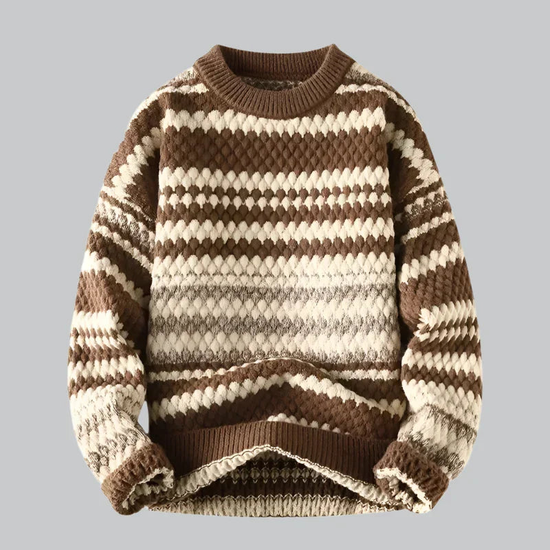 Variant image for Männer Pullover Gestreift Größe M Baumwolle-Polyester-Mischung-11