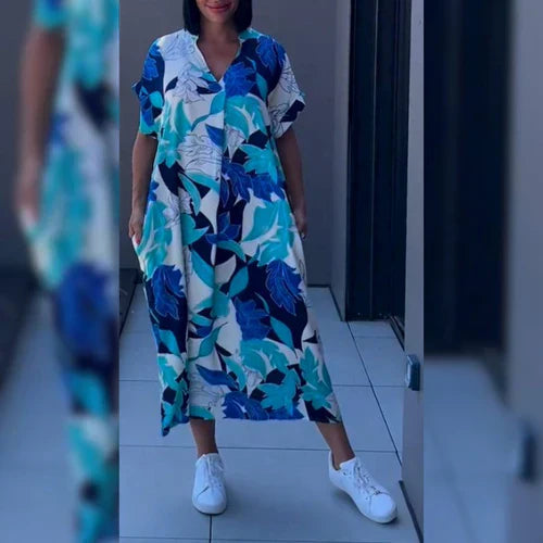 Florena – Elegantes Blumen-Kleid Für Damen, Festliches Kleid Hochzeitsgast, Perfekt Für Frühling & Sommer-5
