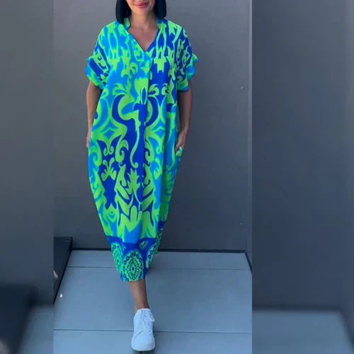 Florena – Elegantes Blumen-Kleid Für Damen, Festliches Kleid Hochzeitsgast, Perfekt Für Frühling & Sommer-3