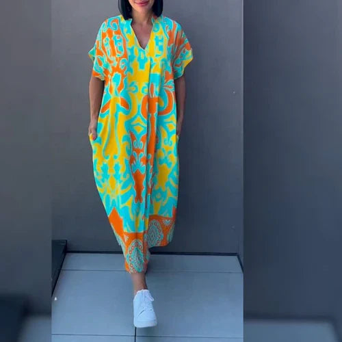 Variant image for Florena – Elegantes Blumen-Kleid Für Damen, Festliches Kleid Hochzeitsgast, Perfekt Für Frühling & Sommer-7