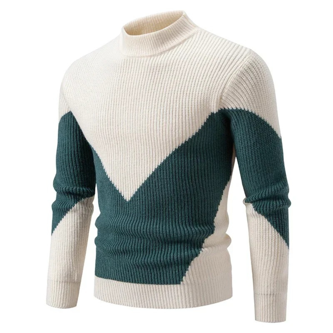 Variant image for Herrenpullover Grau Größe M Baumwollmischung Lässiger Strickpullover für Herbst und Winter-11