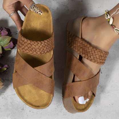 Max | Damen Sandalen Aus Hochwertigem Leder - Leichte Sommerschuhe Für Warme Tage-2