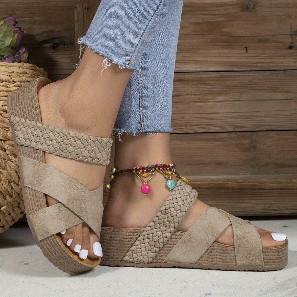 Variant image for Max | Damen Sandalen Aus Hochwertigem Leder - Leichte Sommerschuhe Für Warme Tage-37