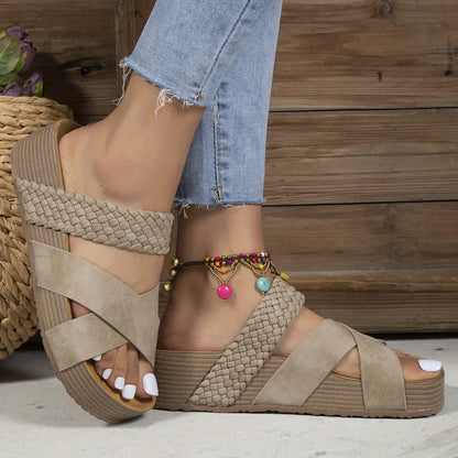 Variant image for Max | Damen Sandalen Aus Hochwertigem Leder - Leichte Sommerschuhe Für Warme Tage-37